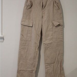 100% cotton Tan Cargo Pants